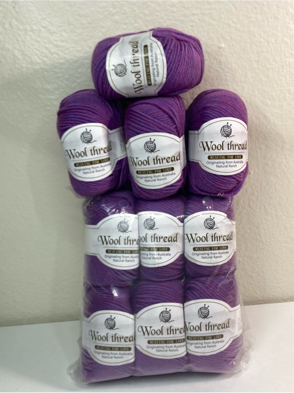 NEW ~500g Total Weaving for Love 98% Fine Wool 2% Polyester col. “Fuchsia  Swirl
